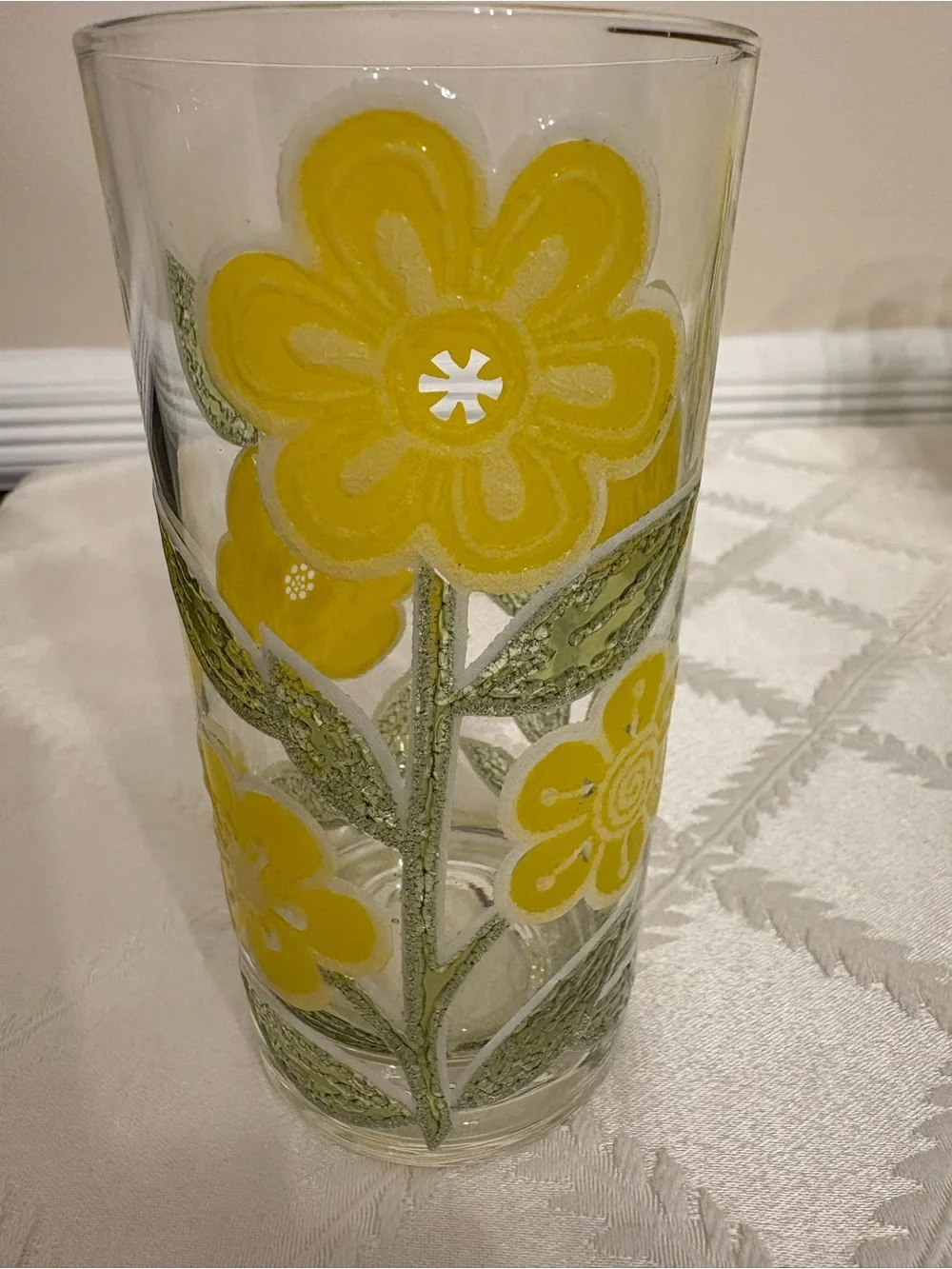 Culver “Petite Fleur” Highball Glasses Set of 8